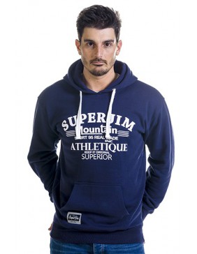 SUDADERA SUPERJIM S-PLATINUM COLOR MARINO TALLA M