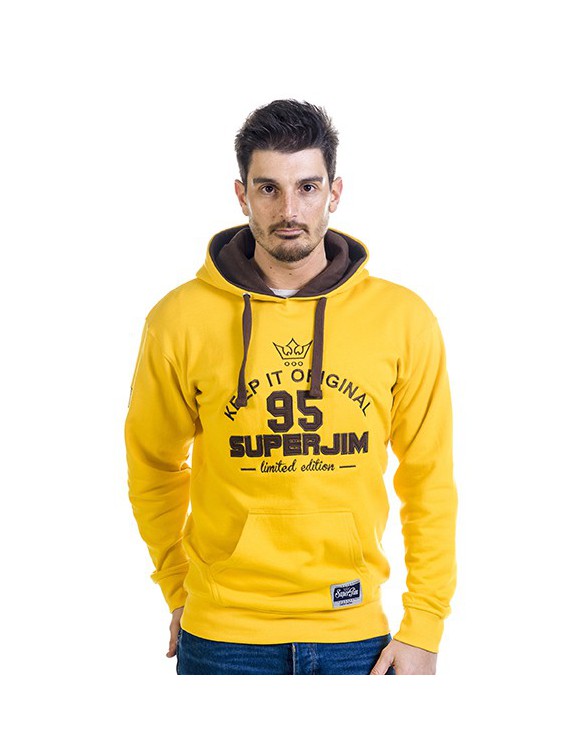 SUDADERA SUPERJIM S-TAURUS COLOR AMARILLO TALLA S