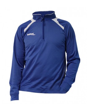 SUDADERA SOFTEE ONTARIO COLOR ROYAL/BLANCO TALLA M