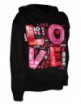 SUDADERA SOFTEE LOVE COLOR NEGRO TALLA 12 AÑOS