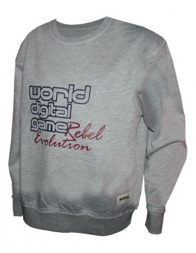 SUDADERA SOFTEE GAME REBEL INFANTIL COLOR GRIS TALLA 12 AÑOS