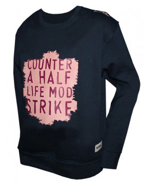 SUDADERA SOFTEE STRIKE INFANTIL COLOR MARINO TALLA 8 AÑOS