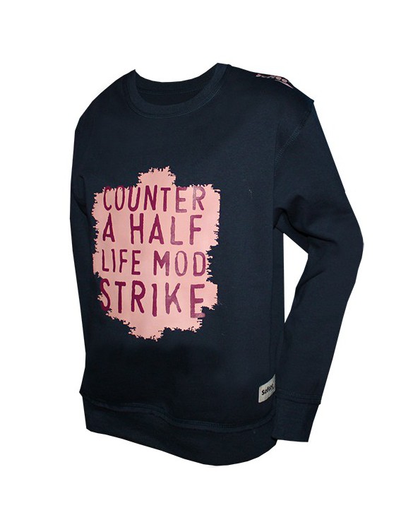 SUDADERA SOFTEE STRIKE ADULTO COLOR MARINO TALLA XL