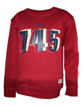 SUDADERA SOFTEE 745 INFANTIL COLOR ROJO TALLA 6 AÑOS