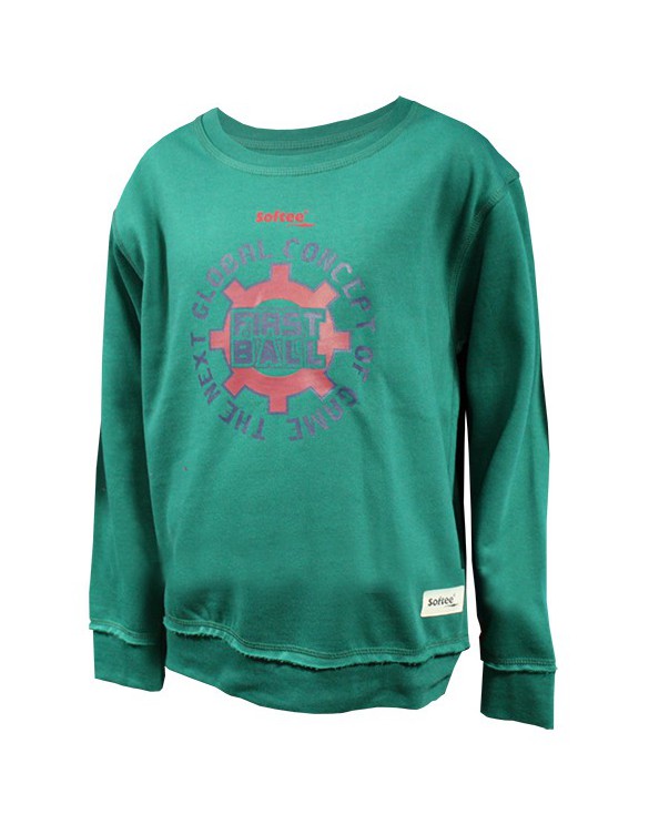 SUDADERA SOFTEE FIRST BALL INFANTIL COLOR VERDE TALLA 12 AÑOS