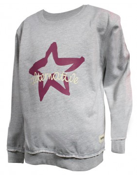 SUDADERA SOFTEE ALTERNATIVE INFANTIL COLOR GRIS TALLA 4 AÑOS