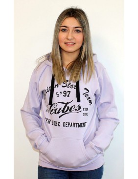 SUDADERA 1997 CUBES ADULTO COLOR LILA TALLA XS