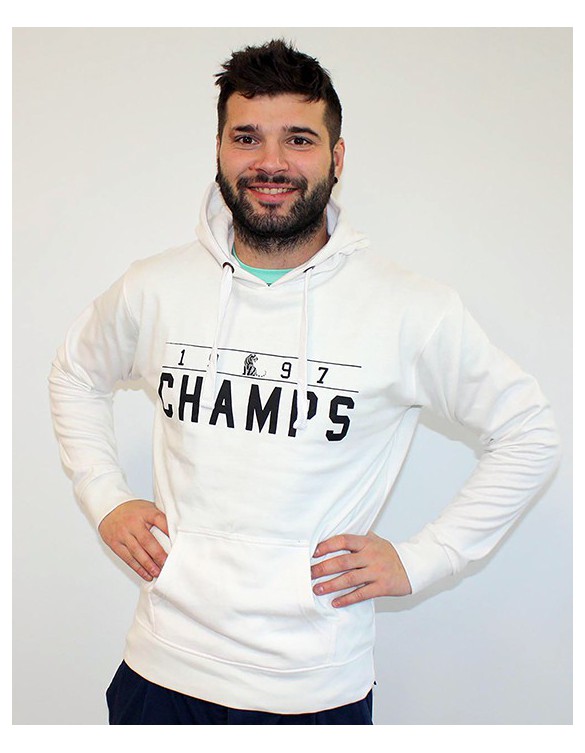 SUDADERA 1997 CHAMPS ADULTO COLOR BLANCO TALLA S