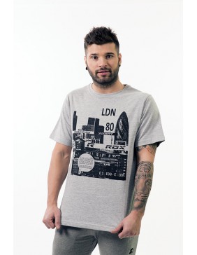 CAMISETA ROX R-GENUINE ADULTO COLOR GRIS VIGORÉ TALLA S