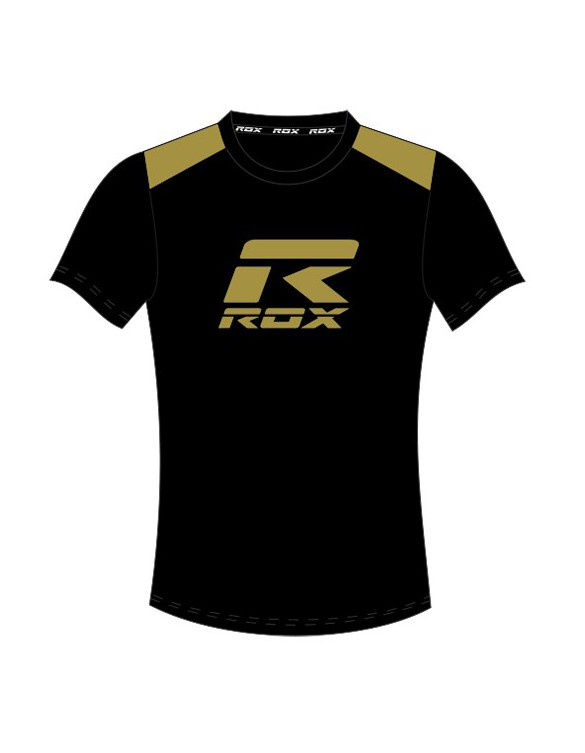 CAMISETA ROX R-PALACE NIÑO COLOR NEGRO/ORO TALLA 10 AÑOS