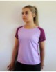 CAMISETA STARTER AUGUSTA MUJER COLOR FUCSIA/GRANATE TALLA XS