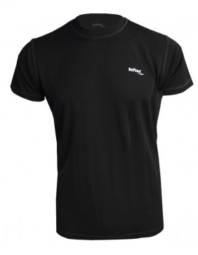 CAMISETA SOFTEE TECHNICS DRY HOMBRE COLOR NEGRO TALLA S