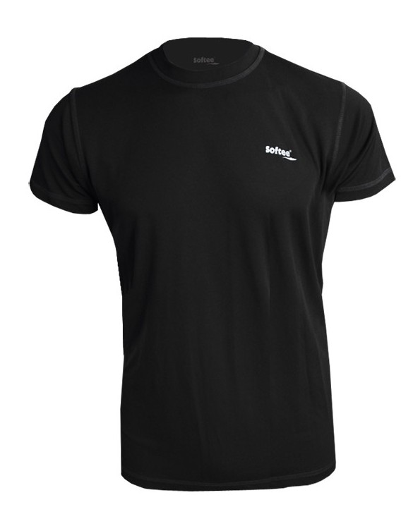 CAMISETA SOFTEE TECHNICS DRY HOMBRE COLOR NEGRO TALLA S