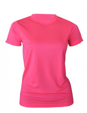 CAMISETA TECNIC SOFTEE MUJER COLOR FUCSIA FLUOR TALLA XS