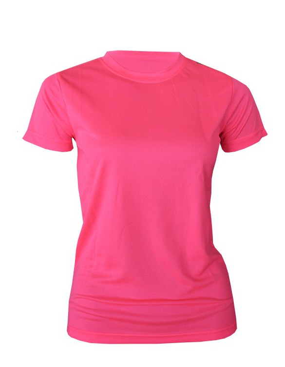 CAMISETA TECNIC SOFTEE MUJER COLOR FUCSIA FLUOR TALLA M