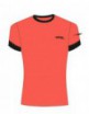 CAMISETA SOFTEE GALAXY MUJER COLOR NEGRO/CORAL FLÚOR TALLA L