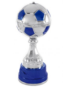 M BALON DE FUTBOL PLT-AZUL 42 cm