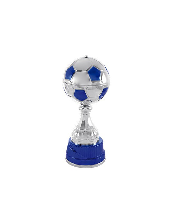 M BALON DE FUTBOL PLT-AZUL 42 cm