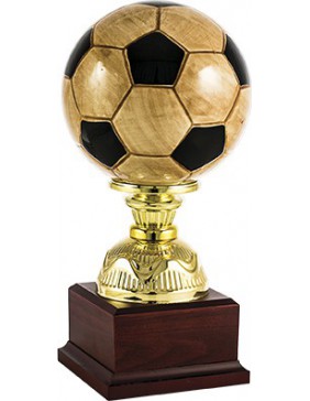 BALON FUTBOL MARRON-NEGRO 30 cm