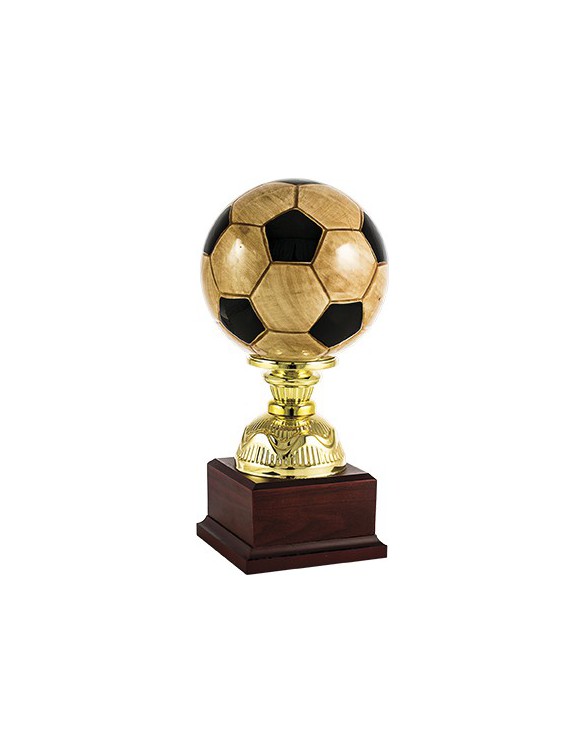 BALON FUTBOL MARRON-NEGRO 30 cm