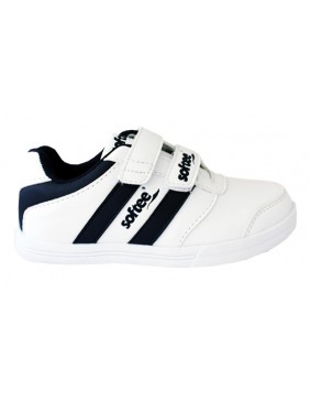 ZAPATILLA SOFTEE CLASSIC COLOR BLANCO/MARINO TALLA 25