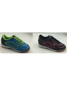 ZAPATILLA FUTBOL SALA SOFTEE QUERUBINES COLOR NEGRO/ROJO TALLA 33