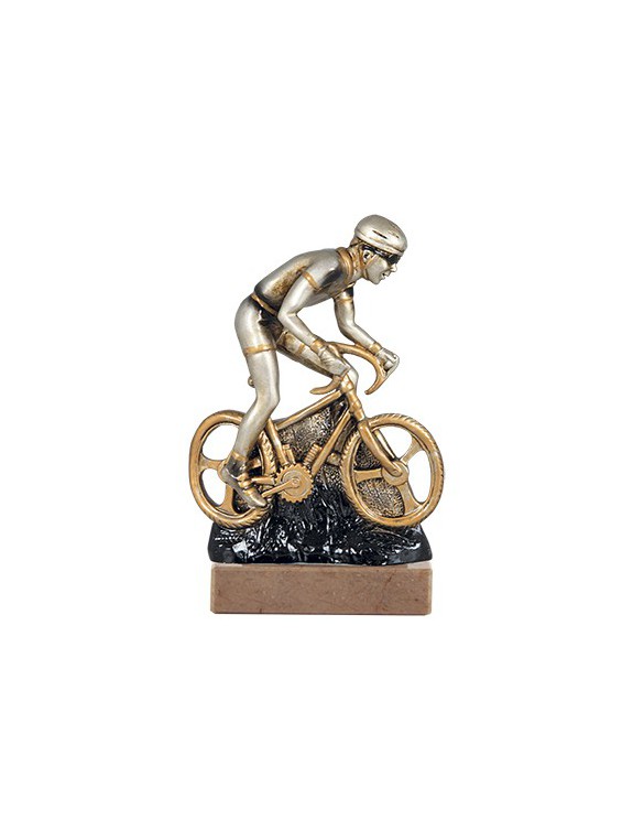 P CICLISMO PLATA BORDE ORO 29 cm