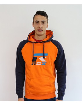 SUDADERA ROX R-BROOKLYN INFANTIL COLOR NARANJA/MARINO TALLA 14 AÑOS